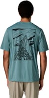 Patagonia + M's Cap Cool Daily Shirt - Cloud Crag Blue Sage Light Blue Sage X-Dye - 3