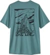 Patagonia + M's Cap Cool Daily Shirt - Cloud Crag Blue Sage Light Blue Sage X-Dye - 3