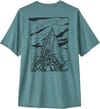 Patagonia + M's Cap Cool Daily Shirt - Cloud Crag Blue Sage Light Blue Sage X-Dye - 4