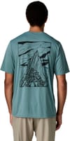 Patagonia + M's Cap Cool Daily Shirt - Cloud Crag Blue Sage Light Blue Sage X-Dye - 5