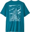 Patagonia + M's Cap Cool Daily Shirt - Cloud Crag Glacial Blue Light X-Dye - 3