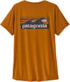 W's Cap Cool Daily Shirt - Boardshort Logo Cinnamon Brown Dark X-Dye + Patagonia