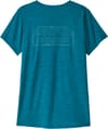 Patagonia + W's Cap Cool Daily Shirt - P-6 Cosmos Glacial Blue Light X-Dye - 3