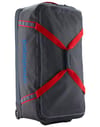 Black Hole Wheeled Duffel 100L Smolder Blue w/Amanita Red + Patagonia