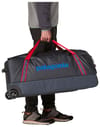 Patagonia + Black Hole Wheeled Duffel 100L Smolder Blue w/Amanita Red - 4