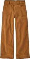 W's Wide Leg Cord Pants Nest Brown + Patagonia