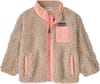 Baby Retro-X Jkt Natural w/Sunlit Pink + Patagonia