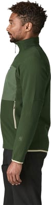 Patagonia + M's R2 TechFace Jkt Treeline Green - 4