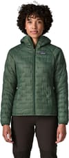 Patagonia + W's Micro Puff Hoody Canopy Green