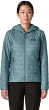 Patagonia + W's Nano Puff Hoody Blue Sage