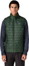 Patagonia + M's Nano Puff Vest Treeline Green