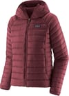 W's Down Sweater Hoody Dark Ruby + Patagonia