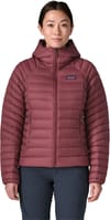 Patagonia + W's Down Sweater Hoody Dark Ruby