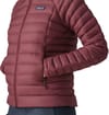Patagonia + W's Down Sweater Hoody Dark Ruby - 5