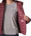 Patagonia + W's Down Sweater Hoody Dark Ruby - 7