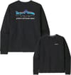 M's L/S Home Water Trout Responsibili-Tee Black + Patagonia