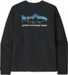 Patagonia + M's L/S Home Water Trout Responsibili-Tee Black - 3