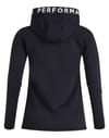 Peak Performance W Rider Zip Hood Black Black Women's Fleeces Snowleader