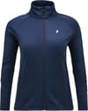 W Rider Zip Jacket Blue Shadow/Blue Shadow + Peak Performance