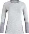 W Magic Crew Med Grey Melange + Peak Performance