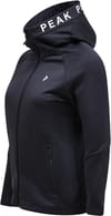 Peak Performance + W Rider Zip Hood Black - 3
