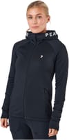 Peak Performance + W Rider Zip Hood Black - 4