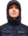 Peak Performance + W Helium Hybrid Down Hood Jacket Black - 6
