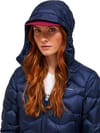 Peak Performance + W Helium Down Hood Jacket Blue Shadow - 5