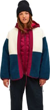 Peak Performance + W Heavy Pile Oversized Cardigan Sand Fog Mountain lake - 3