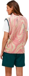 Peak Performance + W Graphic Pile Vest Topo Swirl - 5