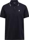 M Mountainbreath Polo Black + Peak Performance