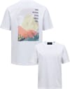 M Original Graphic Tee White + Peak Performance