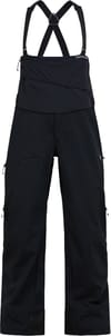 W Ascent Softshell Bib Pants Black + Peak Performance