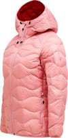 Peak Performance + W Helium Down Hood Jacket Warm Blush Red Pompeian - 3