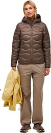 Peak Performance + W Helium Down Hood Jacket Terrain Tan - 6