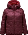 W Helium Down Hood Jacket Porto Mountain Blush + Peak Performance