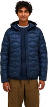 Peak Performance + M Helium Down Hood Jacket Blue Shadow - 4