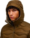 Peak Performance + M Helium Down Hood Jacket Meadow Moss Avid Beige - 7