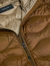 Peak Performance + M Helium Down Hood Jacket Meadow Moss Avid Beige - 9
