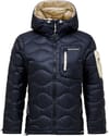 W Helium Utility Down Hood Black Sand Fog + Peak Performance