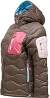 Peak Performance + W Helium Utility Down Hood Terrain Tan Mountain Blush