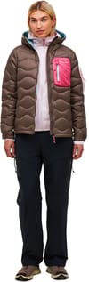 Peak Performance + W Helium Utility Down Hood Terrain Tan Mountain Blush - 6