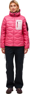 Peak Performance + W Helium Utility Down Hood Mountain Blush Frosted Blossom - 6