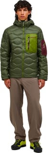 Peak Performance + M Helium Utility Down Hood Pine Needle Mosswood - 6