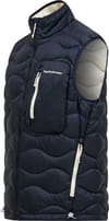 Peak Performance + M Helium Utility Down Vest Black Sand Fog
