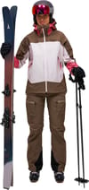 Peak Performance + W Vislight Gore-Tex C-Knit Jacket Terrain Tan Frosted Blossom - 6