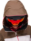 Peak Performance + W Vislight Gore-Tex C-Knit Jacket Terrain Tan Frosted Blossom - 8
