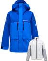 M 40Y R&D Long Gore-Tex Jacket Ice Peak Blue Island Blue + Peak Performance