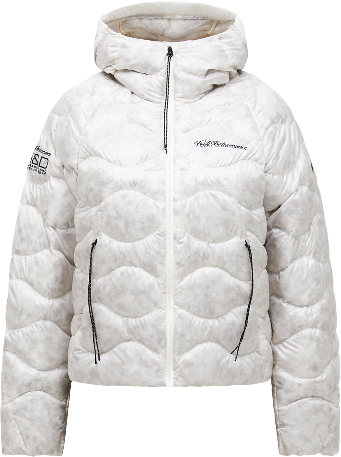 W 40Y Helium Down Jacket Offwhite + Peak Performance
