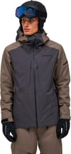 Peak Performance + M Insulated 2L Ski Jacket Terrain Tan Motion Grey - 4